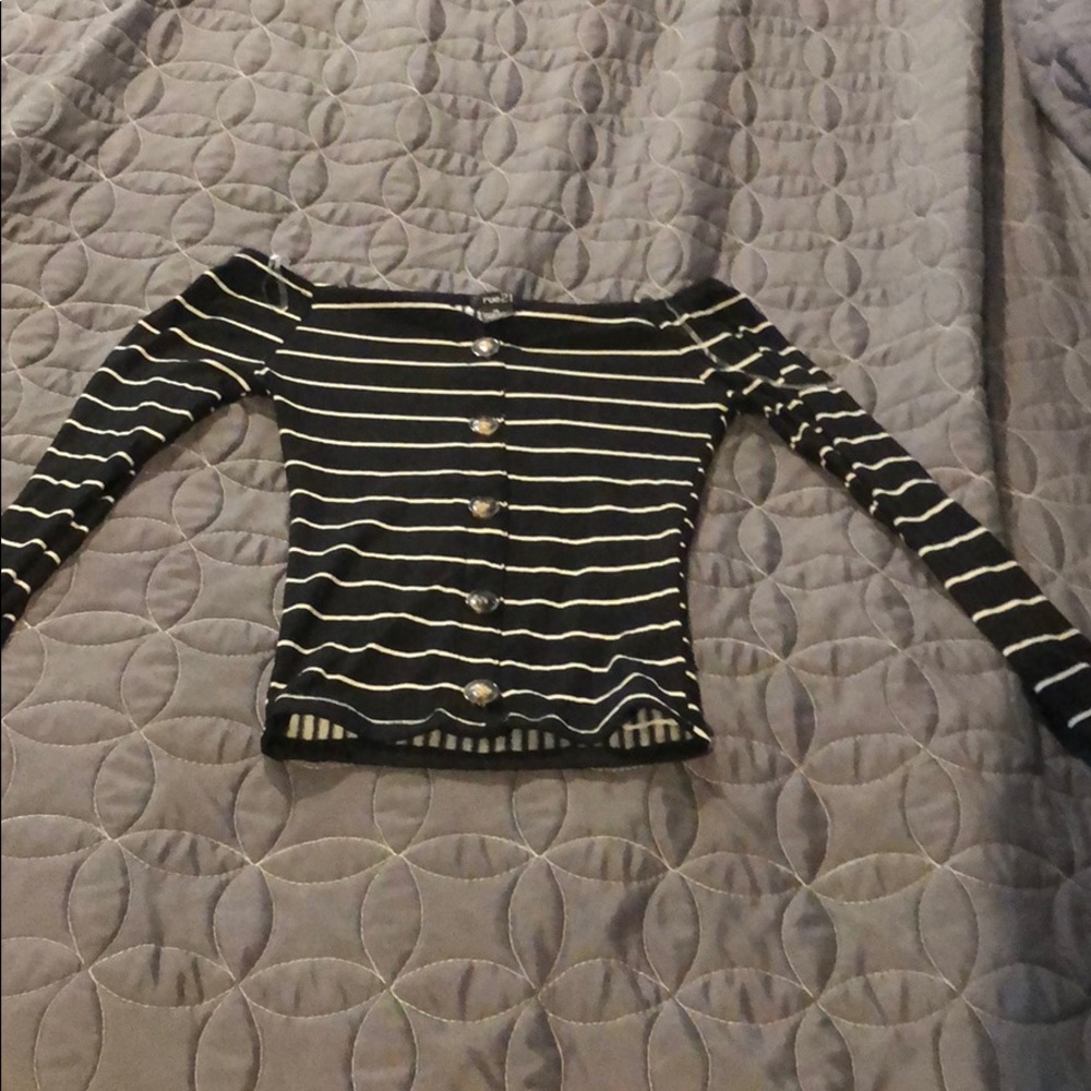 Off the shoulder shirt